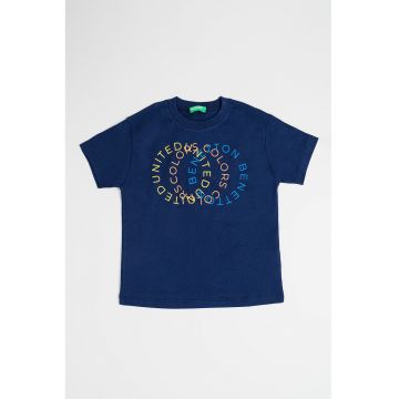 Tricou de bumbac cu imprimeu logo