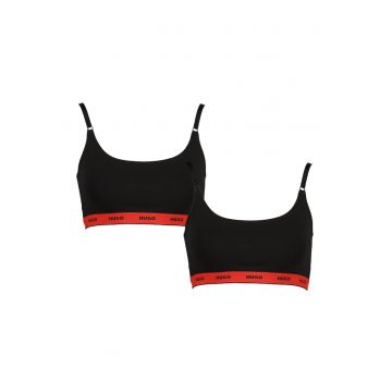 Set de bustiere cu banda logo - 2 piese