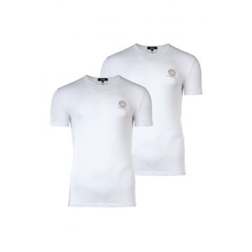 Set de tricouri de casa cu decolteu la baza gatului - 2 piese