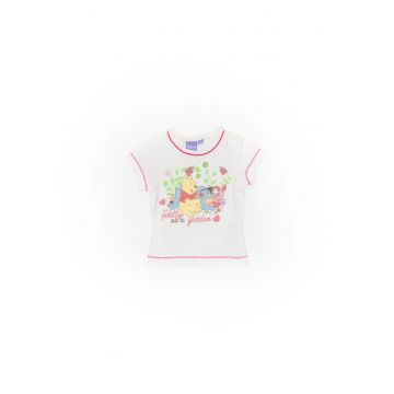 Tricou alb fete - GTK7446 - 98 cm - Alb