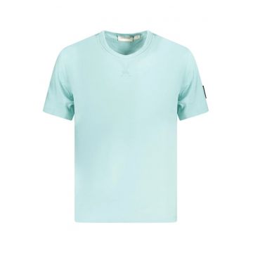 Tricou BADGE REGULAR TEE barbati - cu logo brodat - Regular fit - Turcoaz