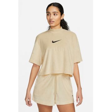 Tricou crop supradimensionat