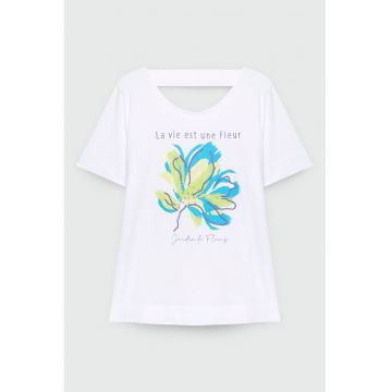 Tricou cu imprimeu floral