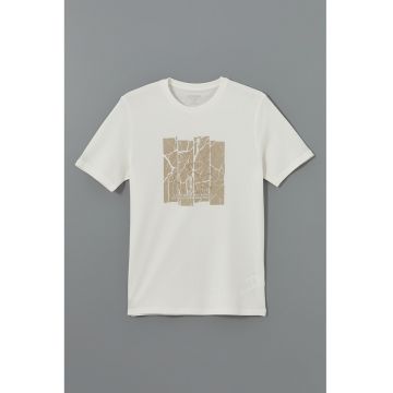 Tricou de bumbac cu imprimeu grafic