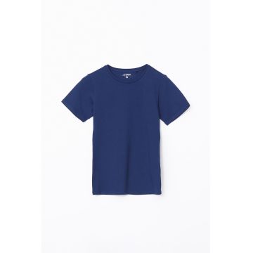 Tricou din amestec de bumbac cu decolteu rotund