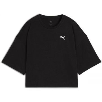 Tricou femei Puma Wardrobe Ess Oversized Short Tee Bl 62974301, XS, Negru