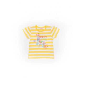 Tricou galben fete - JTYJ1212 - 80 cm - Galben