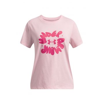 Tricou lejer cu logo rotund