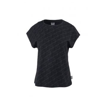Tricou  pentru Femei - w tee ss allover - 3DTT04-TJUBZ-1200 - Negru
