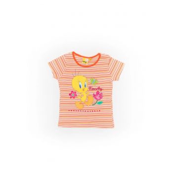 Tricou portocaliu fete - GTYJ4405P - 128 cm - Portocaliu