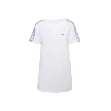 Tricou  W Maxi Tee - 3RTT43-TJDZZ-1100 - Femei - Alb