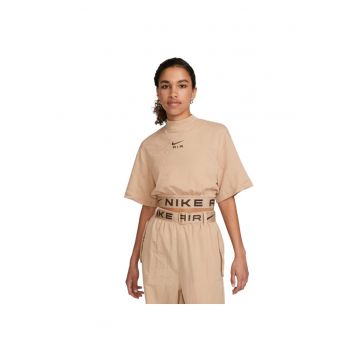 Tricou  W NSW AIR SS CROP TOP - FB8246-200 - Femei - Maro