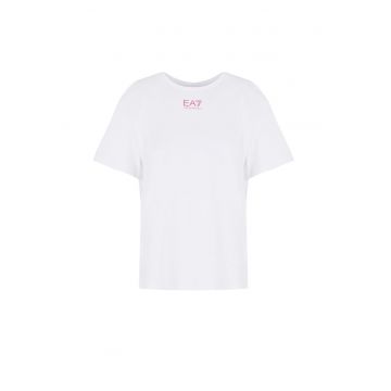 Tricou  W Tee Ss Rn Logo Box Motivational Crossover - 3RTT39-TJFKZ-1100 - Femei - Alb