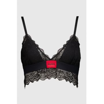 Bralette cu logo si garnituri de dantela