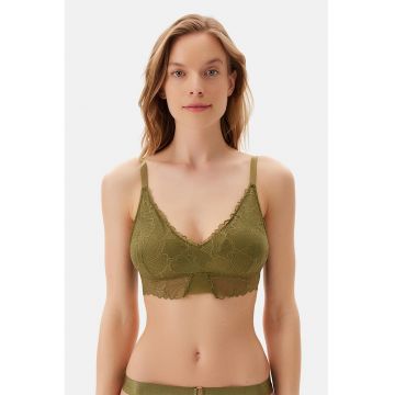 Sutien cu strat exterior de dantela