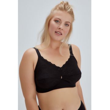 Sutien fara burete cu insertii de dantela