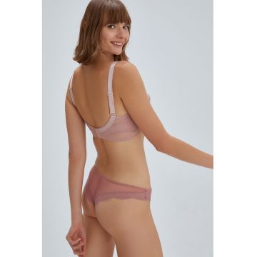 Sutien fara burete cu insertii de dantela