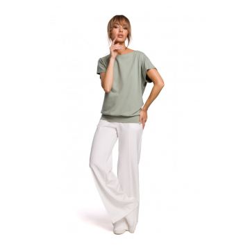 Top dama -  Bumbac/Elastina - Verde