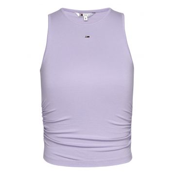 Top slim fit cu fronseuri