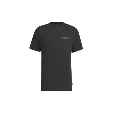 Tricou cu decolteu la baza gatului pentru drumetii