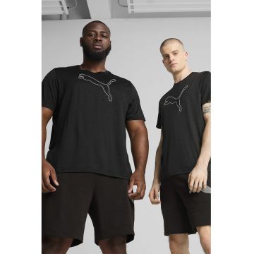 Tricou cu imprimeu logo - pentru fitness