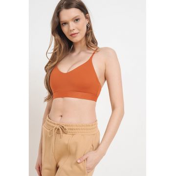 Bustiera cu logo si tehnologie Dri-FIT - pentru fitness Indy