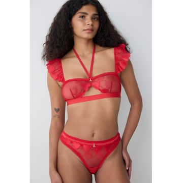 Sutien bandeau de dantela