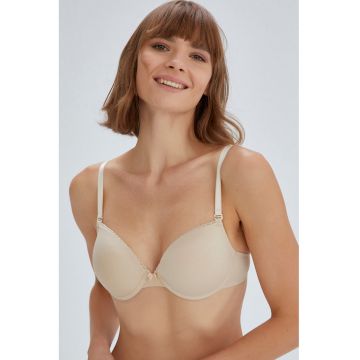 Sutien cu burete si garnituri de dantela
