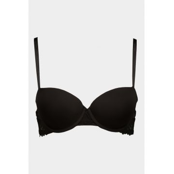Sutien cu burete si insertii de dantela