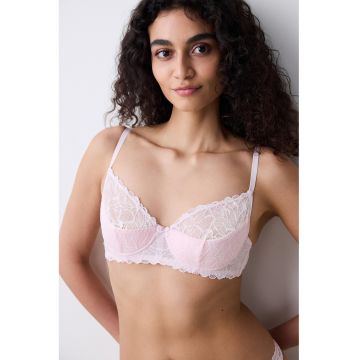 Sutien cu dantela florala