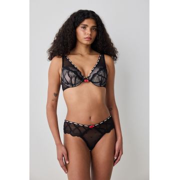 Sutien cu strat exterior din dantela