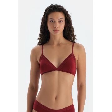 Sutien din amestec de lyocell cu cupe triunghiulare