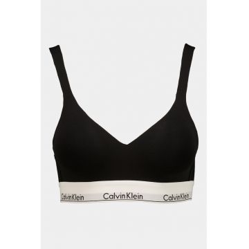 Sutien din amestec de modal si bumbac organic cu banda logo