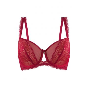 Sutien semitransparent cu sustinere metalica