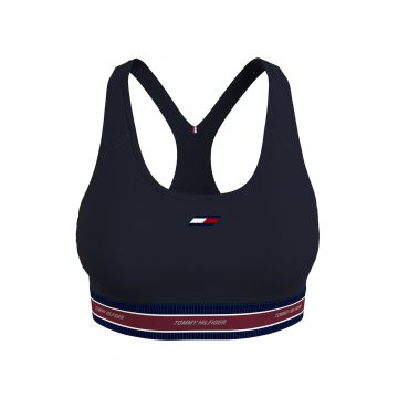 Tommy Jeans - Bustiera cu sustinere medie si spate decupat - pentru fitness
