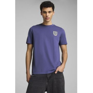Tricou de bumbac cu imprimeu pe partea din spate