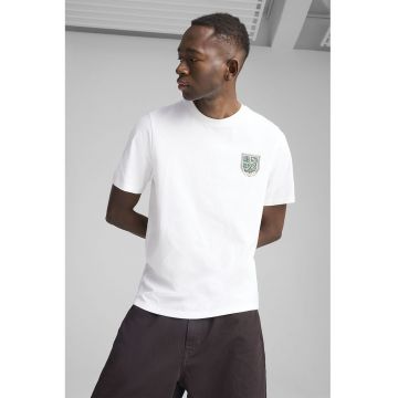 Tricou de bumbac cu imprimeu pe partea din spate