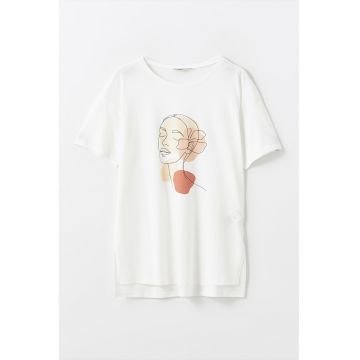 Tricou din bumbac cu imprimeu