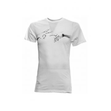 Tricou  Just The Tip pentru barbati - alb
