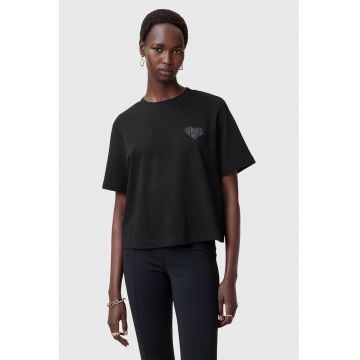 Tricou lejer cu decolteu la baza gatului Lover Lisa