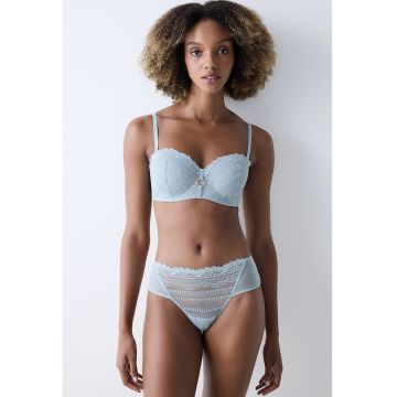Sutien push-up cu insertii de dantela