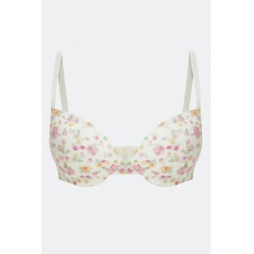 Sutien triunghiular cu model floral