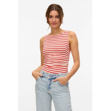 Top slim fit cu model in dungi