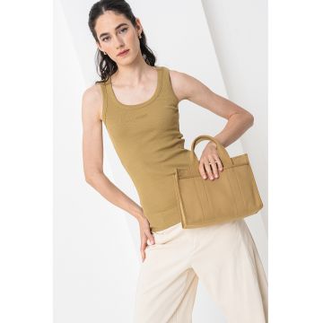 Top slim fit striat Ematite