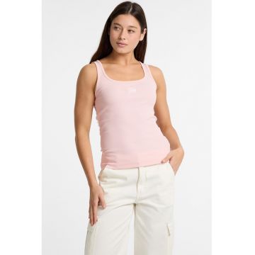 Top striat cu logo