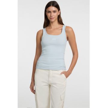 Top striat cu logo