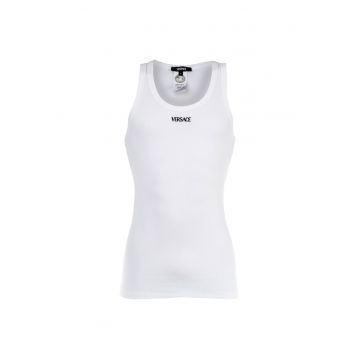 Top striat cu logo