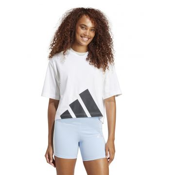 Tricou boyfriend crop lejer