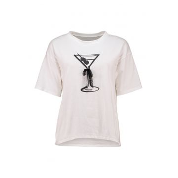 Tricou cu imprimeu grafic