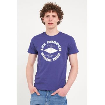 Tricou de bumbac cu imprimeu logo